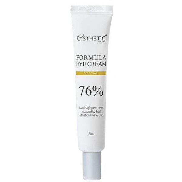 Esthetic House Крем для кожи вокруг глаз с муцином улитки и золотом Formula Eye Cream Gold Snail (30 мл)