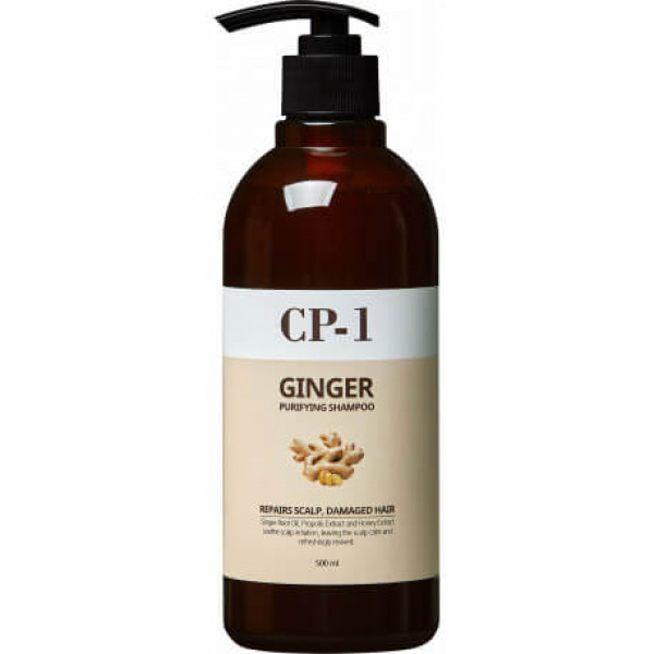 Esthetic House CP-1 Восстанавливающий шампунь для волос с корнем имбиря Ginger Purifying Shampoo (500 мл)