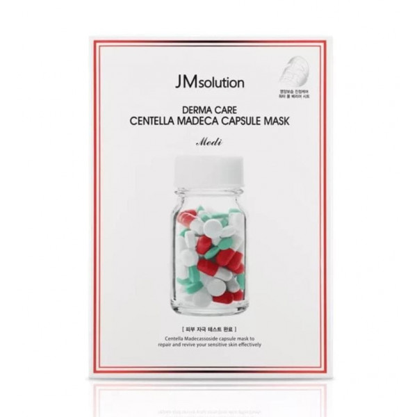 JMsolution Успокаивающая целлюлозная маска с центеллой азиатской Derma Care Centella Repair Capsule Mask (30 мл)