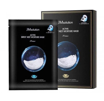 JMsolution Омолаживающая тканевая маска с ласточкиным гнездом Active Bird's Nest Moisture Mask Prime (30 мл)