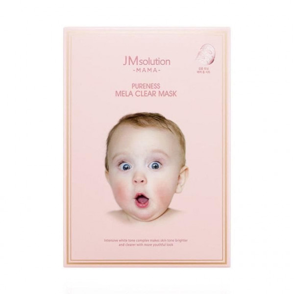 JMsolution Гипоаллергенная тканевая маска для осветления кожи Mama Pureness Mela Clear Mask (30 мл)