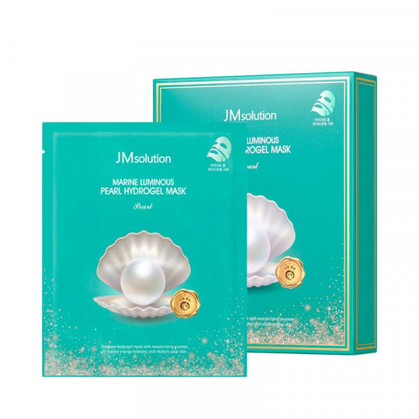 JMsolution Гидрогелевая увлажняющая маска с экстрактом жемчуга Marine Luminous Pearl Hydrogel Mask Pearl (30 мл)