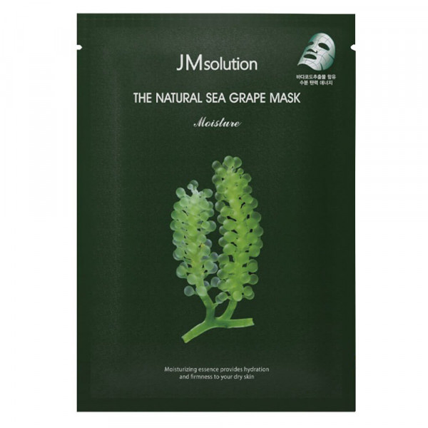 JMsolution Увлажняющая тканевая маска для лица с морским виноградом The Natural Sea Grape Mask Moisture (30 мл)