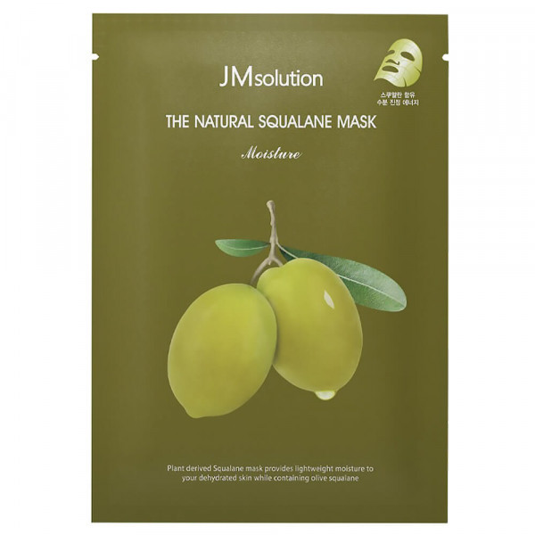 JMsolution Легкая увлажняющая тканевая маска для лица со скваланом The Natural Squalane Mask Moisture (30 мл)