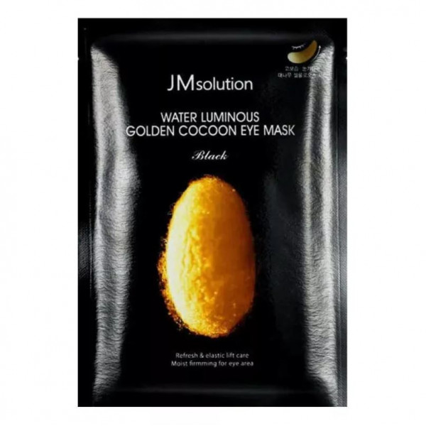 JMsolution Тканевые лифтинг-патчи для глаз с протеинам шелка Water Luminous Golden Cocoon Eye Mask (1 пара)