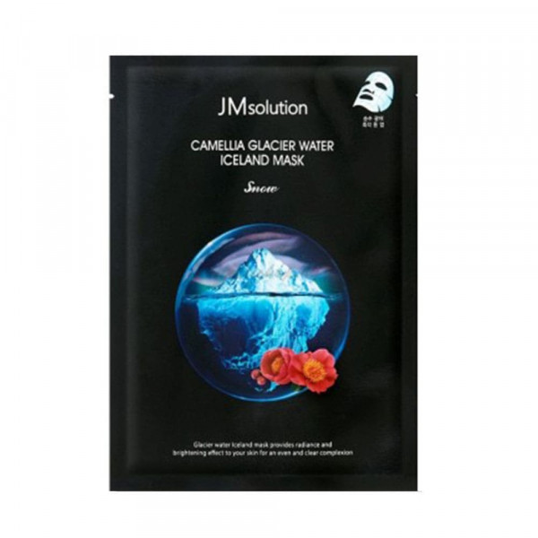 JMsolution Тканевая маска с экстрактом камелии и ледниковой водой Camellia Glacier Water Iceland Mask (30 мл)