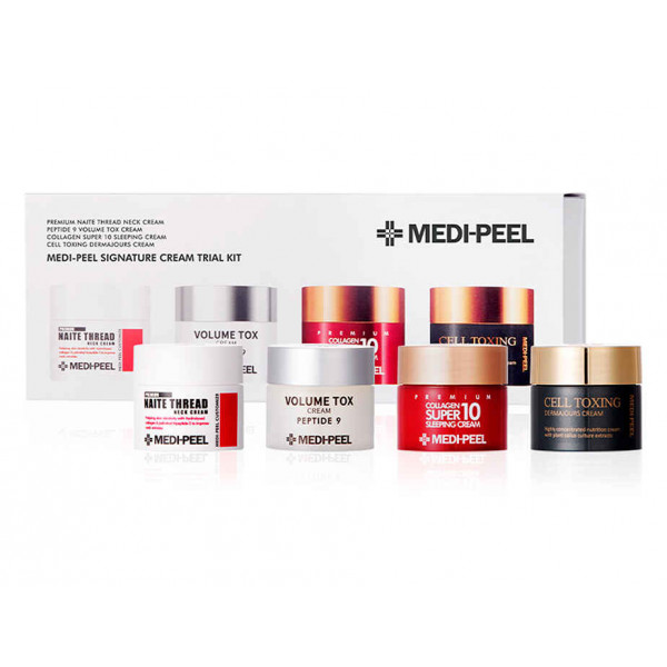 MEDI-PEEL Омолаживающий набор кремов Signature Cream Trial Kit (10 мл * 4)