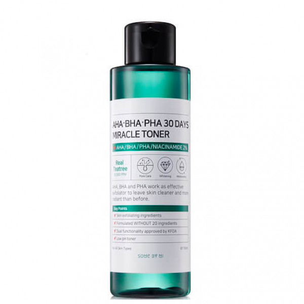 SOME BY MI Кислотный очищающий тонер для проблемной кожи AHA-BHA-PHA 30 Days Miracle Toner (150 мл)