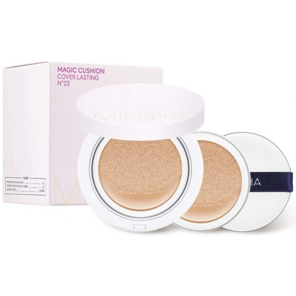 Missha Кушон воздушный с полуматовым финишем 23 тон Magic Cushion Cover Lasting SPF50+/PA+++ (15 г)