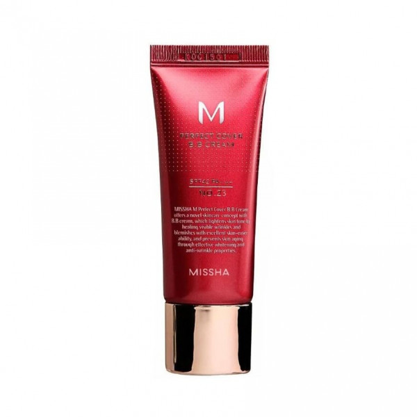 MISSHA BB-крем для лица №23 натурально-бежевый M Perfect Cover BB Cream Natural Beige SPF42 PA+++ (20 мл)