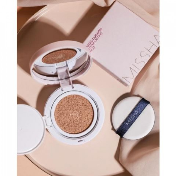 Missha Кушон воздушный с полуматовым финишем 23 тон Magic Cushion Cover Lasting SPF50+/PA+++ (15 г)