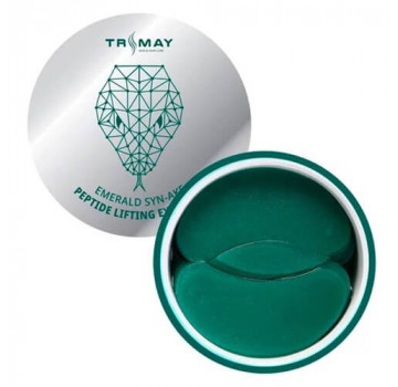 TRIMAY Гидрогелевые лифтинг-патчи со змеиным пептидом Emerald Syn-Ake Peptide Lifting Eye Patch (60 шт)