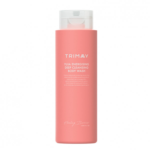 TRIMAY Витаминный гель-скраб для душа с юдзу и грецким орехом Healing Barrier Yuja Energising Deep Cleansing Body Wash (350 мл)