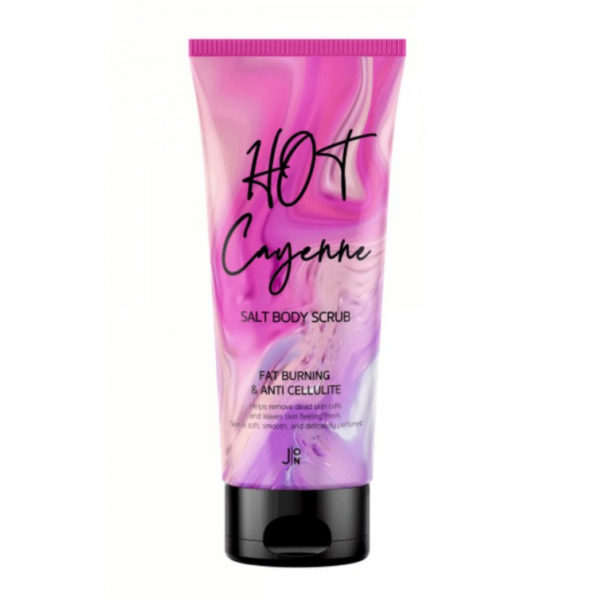 J:ON Антицеллюлитный разогревающий скраб для тела Hot Cayenne Salt Body Scrub (250 г)