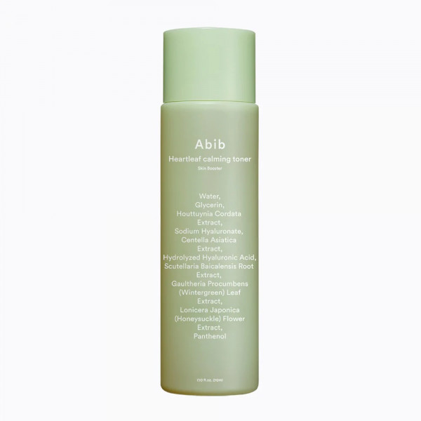 Abib Успокаивающий тонер для лица с экстрактом хауттюйнии Heartleaf Calming Toner Skin Booster (200 мл)