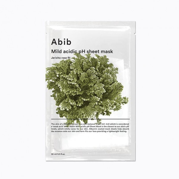 Abib Слабокислотная тканевая маска для лица с иерихонской розой Mild Acidic pH Sheet Mask Jericho Rose Fit (30 мл)