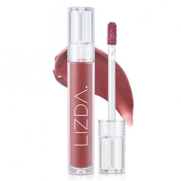 LIZDA Стойкий глянцевый тинт для губ - 01 Nude Mulley Glow Fit Water Tint (4,3 г)