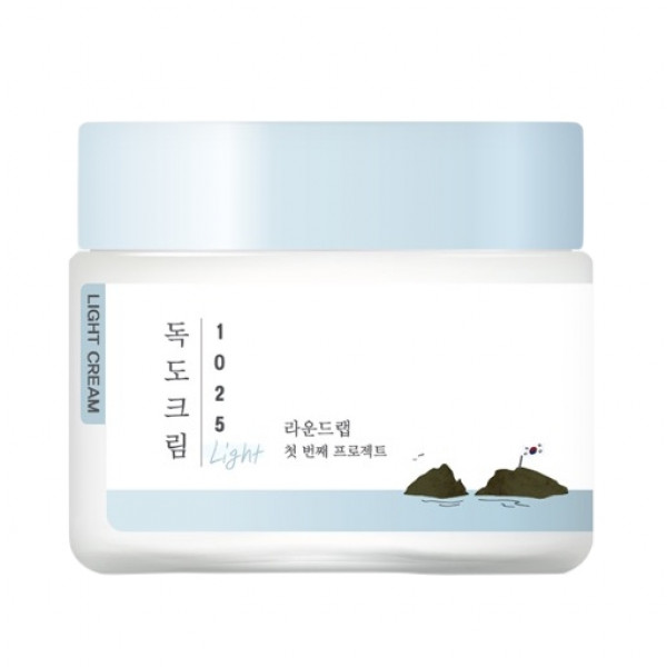 ROUND LAB Легкий увлажняющий крем для лица с морской водой 1025 Dokdo Light Cream (80 мл)