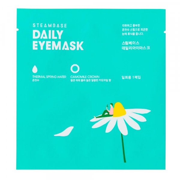 Steambase Паровая маска для глаз c ароматом ромашки Daily Eyemask Camomile Crown (50 г)