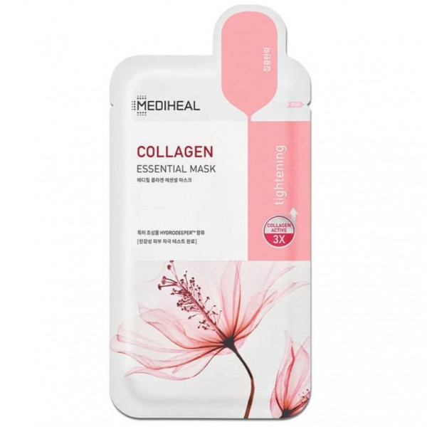 MEDIHEAL Антивозрастная тканевая маска для лица с коллагеном Collagen Essential Mask (25 мл)