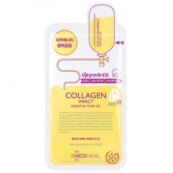 MEDIHEAL Тканевая маска для омоложения кожи лица Collagen Impact Essential Mask EX (25 мл)