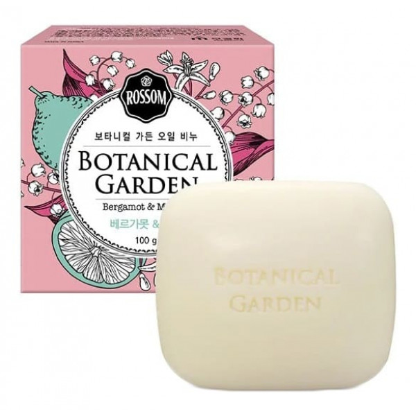 Mukunghwa Ту­алет­ное мы­ло с бер­га­мотом и лан­ды­шем Botanical Garden Oil Soap Bergamot & Muguet (100 г)