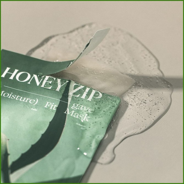 HONEY ZIP Увлажняющая тканевая маска для лица с экстрактом агавы Agave Moisture Fit Mask (30 мл)