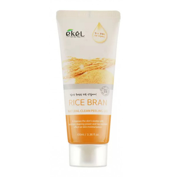 Ekel Пилинг-гель с экстрактом рисовых отрубей Rice Bran Natural Clean Peeling Gel (100 мл)