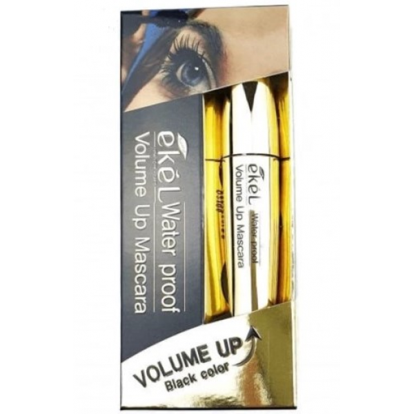 Ekel Водостойкая тушь для объёма ресниц Volume Up Curling Mascara Black Water Proof (8 мл)