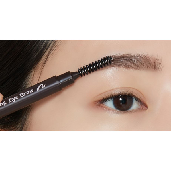 ETUDE Cеро-коричневый карандаш для бровей с щеточкой Drawing Eye Brow #02 Gray Brown (0,25 г)