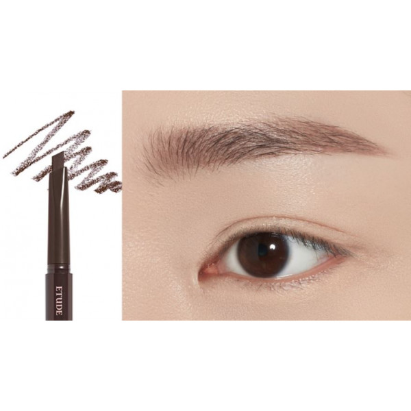 ETUDE Коричневый карандаш для бровей с щеточкой Drawing Eye Brow #03 Brown (0,25 г)