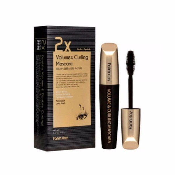 Farm Stay Тушь для объема и подкручивания ресниц 2х Volume & Curling Mascara (12 г)