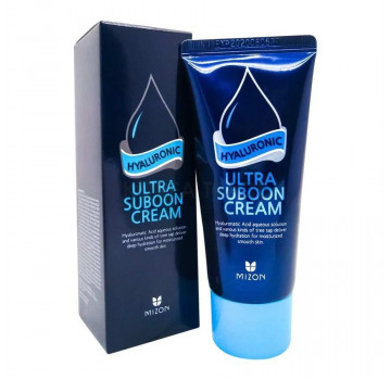MIZON Увлажняющий крем для лица с гиалуроновой кислотой Hyaluronic Ultra Suboon Cream (45 мл)