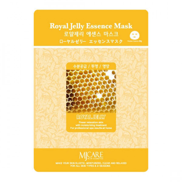 MIJIN Тканевая маска для лица с маточным молочком Royal Jelly Essence Mask (23 г)