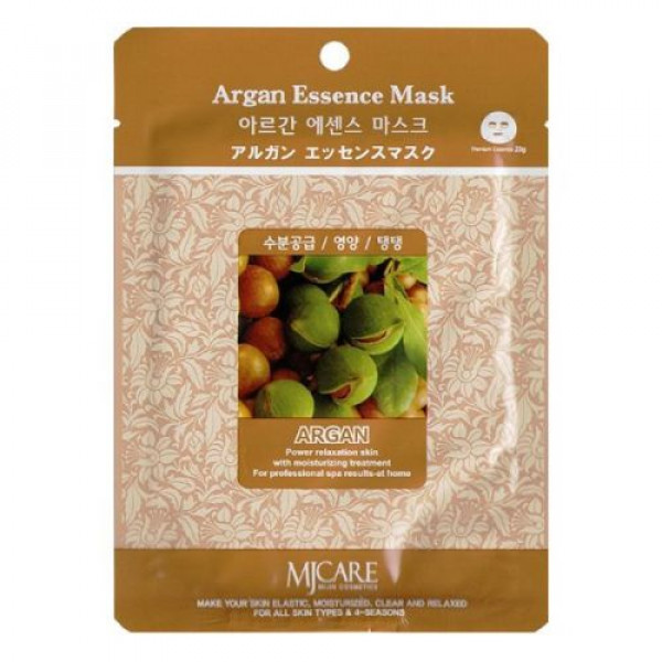 MIJIN Тканевая маска для лица с аргановым маслом Argan Essence Mask (23 г)