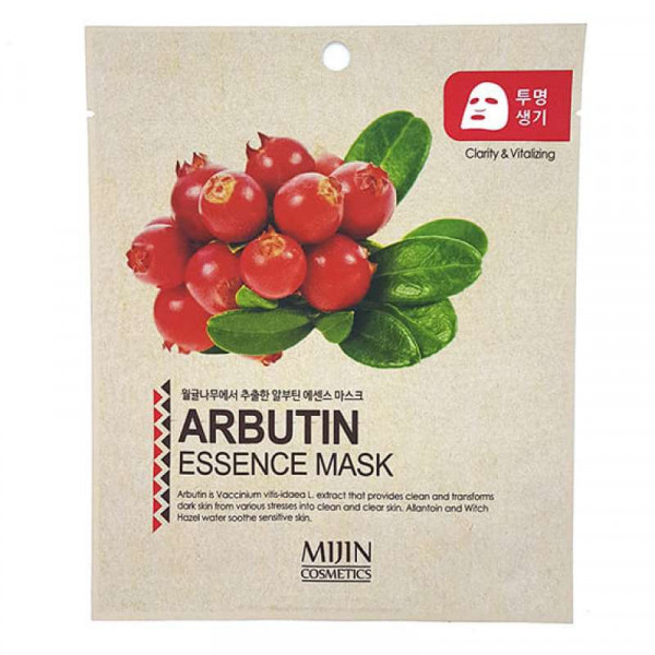 MIJIN Тканевая маска с арбутином Arbutin Essence Mask (25 г)