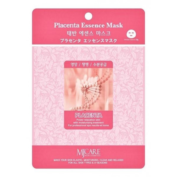 MIJIN Тканевая маска для лица с экстрактом плаценты Placenta Essence Mask (23 г)