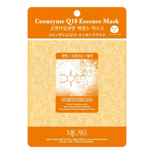 MIJIN Тканевая маска для лица с коэнзимом Coenzyme Q10 Essence Mask (23 г)