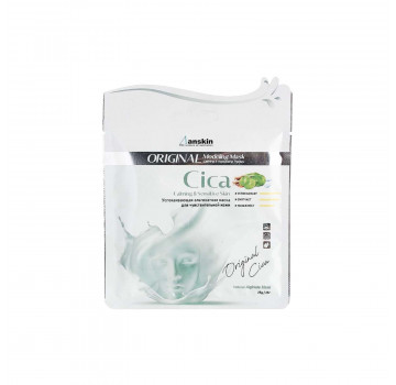 Anskin Успокаивающая альгинатная маска для лица с экстрактом центеллы Cica Modeling Mask (25 г)