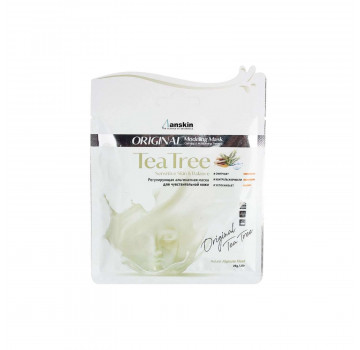 Anskin Успокаивающая альгинатная маска для лица с чайным деревом TeaTree Modeling Mask (25 г)