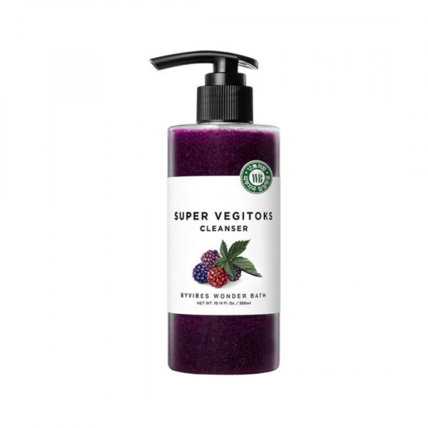 Chosungah Средство для детокс-очищения и упругости лица By Vibes Wonder Bath Super Vegitoks Cleanser Purple (300 мл)