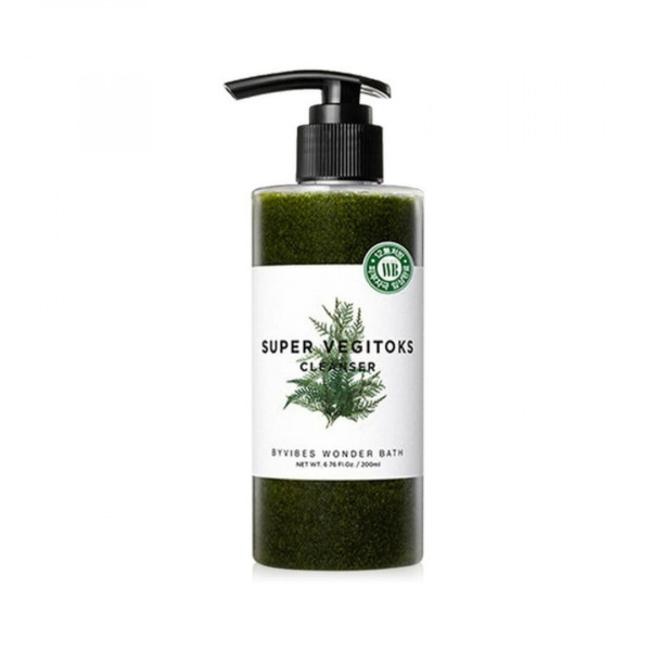 Chosungah Универсальное cредство для детокс-очищения лица By Vibes Wonder Bath Super Vegitoks Cleanser Green (300 мл)