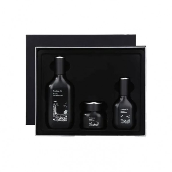 Pyunkang Yul Набор средств для лица с экстрактом черного чая Black Tea Line Gift Set (130 мл + 45 мл + 60 мл)