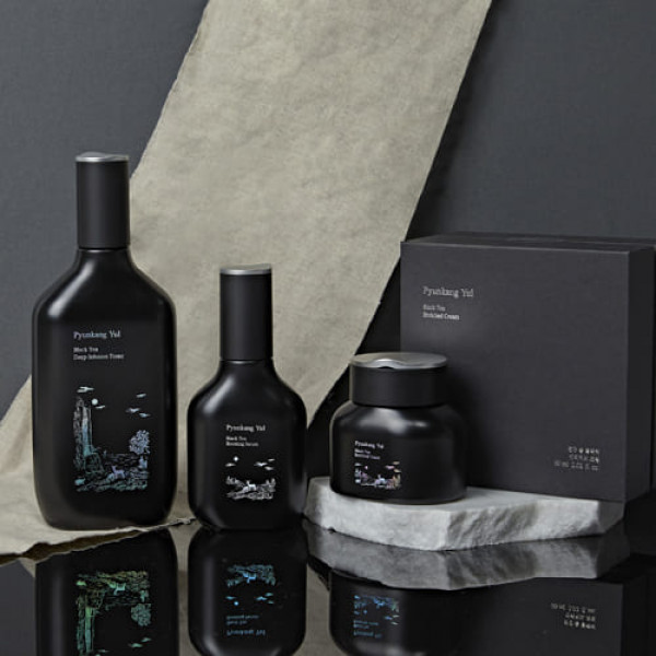 Pyunkang Yul Набор средств для лица с экстрактом черного чая Black Tea Line Gift Set (130 мл + 45 мл + 60 мл)