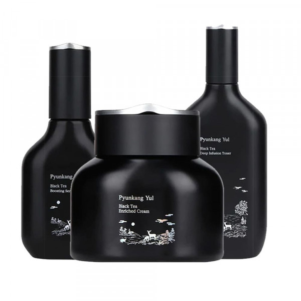 Pyunkang Yul Набор средств для лица с экстрактом черного чая Black Tea Line Gift Set (130 мл + 45 мл + 60 мл)