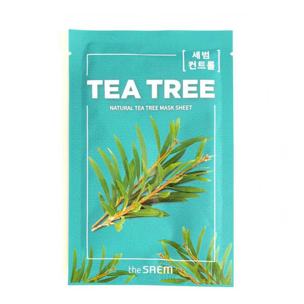 The Saem Тканевая маска с экстрактом чайного дерева Natural Tea Tree Mask Sheet (21 мл)