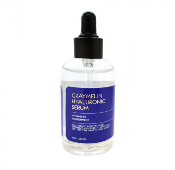 GRAYMELIN Увлажняющая ампульная сыворотка с 99% гиалуроновой кислоты Hyaluronic Serum (50 мл)