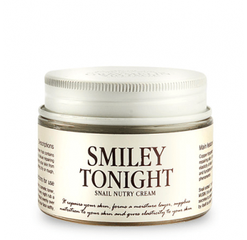 GRAYMELIN Питательный крем с муцином улитки и маслом ши Smiley Tonight Snail Nutry Cream (50 мл)