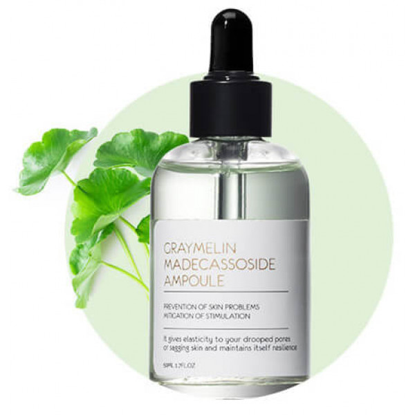 GRAYMELIN Успокаивающая ампульная сыворотка с центеллой Madecassoside Ampoule (50 мл)