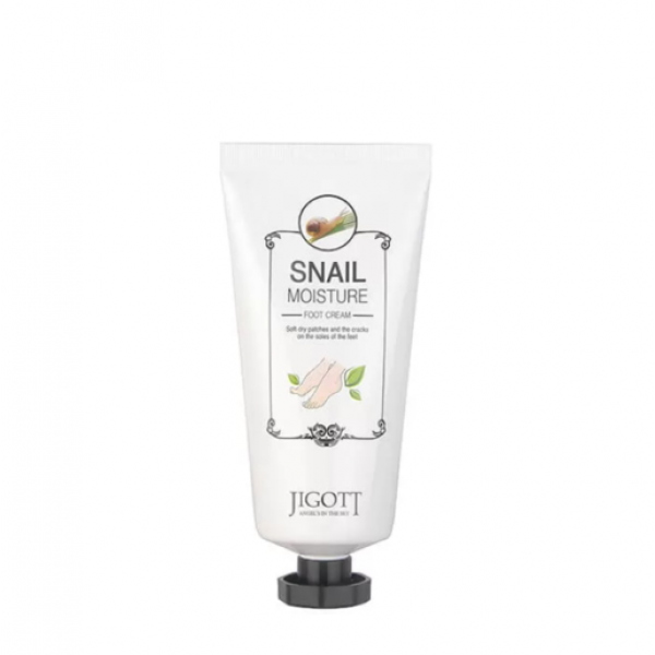 JIGOTT Крем для ног с улиточным муцином Snail Moisture Foot Cream (100 мл)